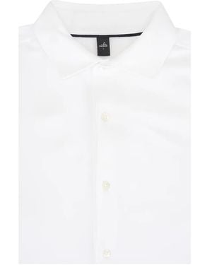 Wahts Button Spread-Collar Shirt - White