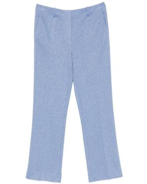 Circus Hotel Hose im Glitter-Look - Blau