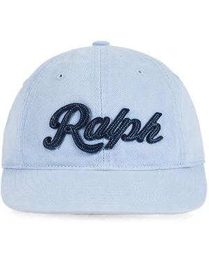 Polo Ralph Lauren Logo-Patch Baseball Cap - Blue