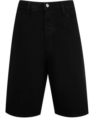 NAHMIAS Cotton Carpenter Shorts - Black
