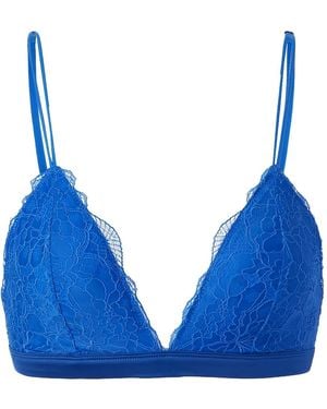 Love Stories Lace-trimmed bra - Blau