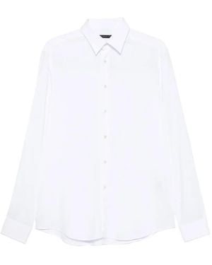 Low Brand Long-Sleeve Shirt - White
