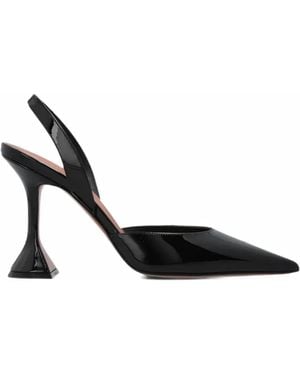 AMINA MUADDI Holli Patent Leather Court Shoes - Black