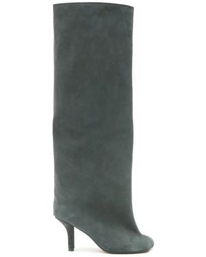 MM6 by Maison Margiela Anatomic 70Mm Suede Boots - Green