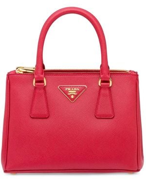 Prada Small Galleria Leather Tote Bag - Multicolour