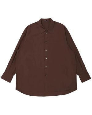 TAIGA TAKAHASHI Long-Sleeve Button-Down Shirt - Brown