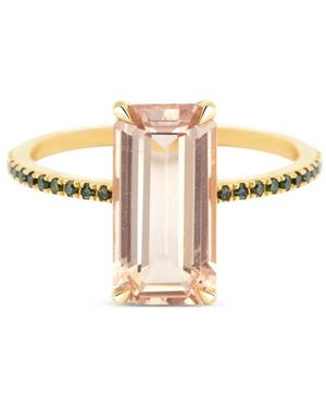 Yi Collection モルガナイト&ダイヤモンド リング 18kゴールド - ホワイト