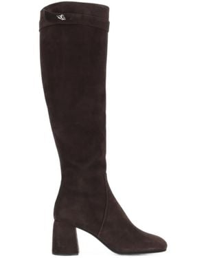 Poeve Botas Con Detalle De Hebillas - Negro