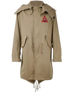 Givenchy Illuminati Patch Parka Jacket - Natural