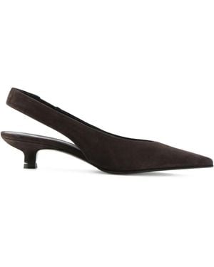 Notabene Eleonora Pointed-Toe Slingback Court Shoes - Black