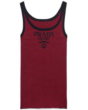 Prada Silk Tank Top - Red