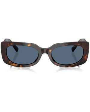 Jimmy Choo Rectangle-Frame Sunglasses - Blue
