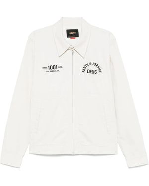 Deus Ex Machina Logo-embroidered Jacket - ホワイト