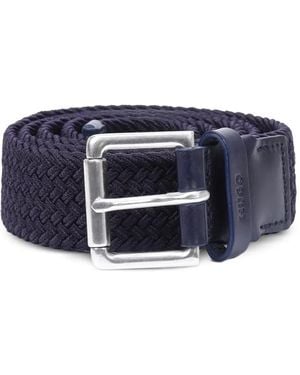 HUGO Braided Belt - Blue