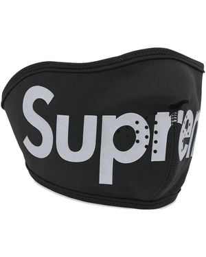 Supreme Windstopper Masker Met Logoprint - Zwart