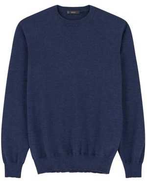 BOGGI Crew-Neck Jumper - Blue