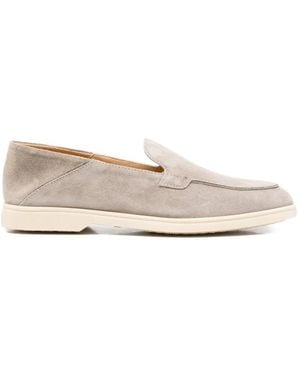Doucal's Suede Loafers - White