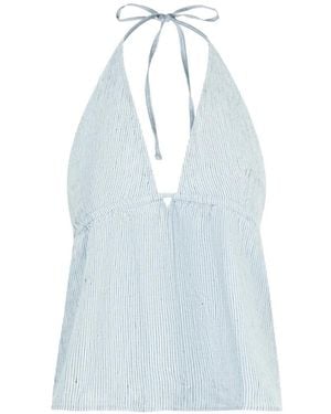 Deiji Studios Top A Rayas - Azul
