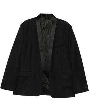 KENZO V-Neck Blazer - Black