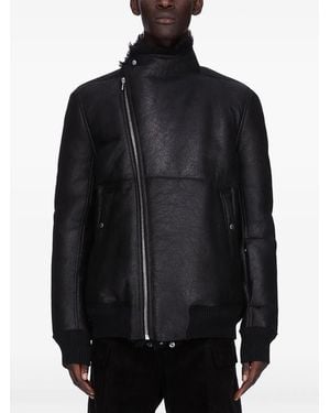 Rick Owens Hollywood Flight シアリングジャケット - ブラック