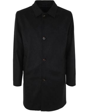 KIRED Button Reversible Coat - Black