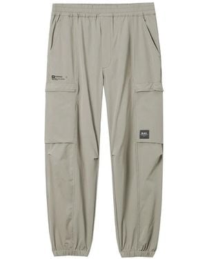 Chocoolate Logo-Patch Cargo Pants - Grey
