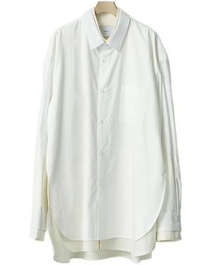 stein Chemise À Poche Poitrine - Blanc