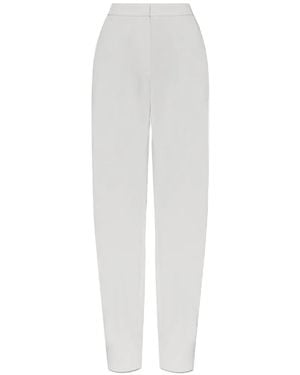 Emporio Armani Straight-Leg Trousers - White