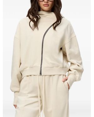 Hamza Hera Zip-Up Hoodie - Natural