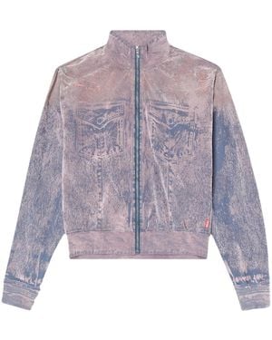 DIESEL F-Slitly Sweatshirt - Purple