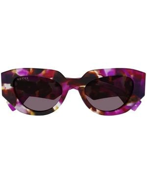 Gucci Cat-Eye Frame Sunglasses - Purple