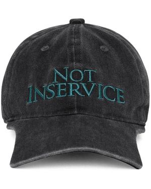 SRVC Studio Logo-Embroidered Cotton Baseball Cap - Black