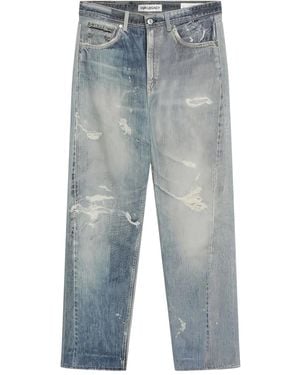 Our Legacy Jeans Im Distressed-Look - Blau