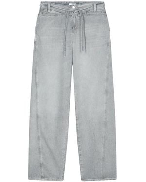 Closed Vaqueros Pari-X Con Cintura Lazada - Gris