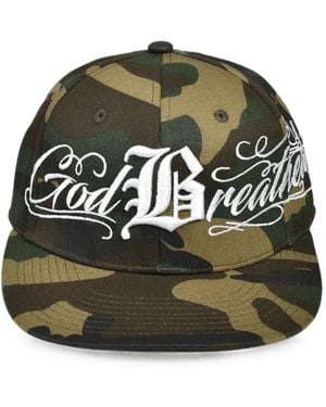 BREATH Gorra Con Logo Bordado Y Motivo Militar De X Studio33 - Verde