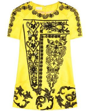 Dries Van Noten Embroidered Top - Yellow
