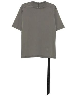 Rick Owens Brad Exposed-Seam T-Shirt - Grey
