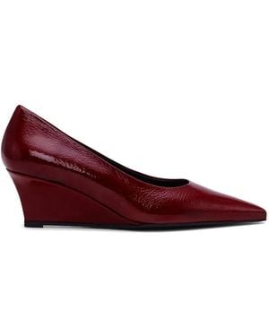 Notabene Elia Leather Pumps - Red