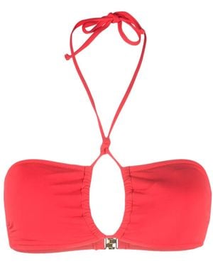 Moschino Bikinioberteil Mit Neckholder - Rot