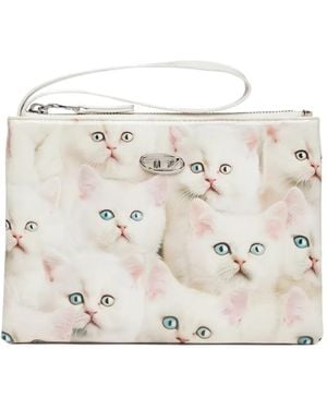 DIESEL Play Pouch Ii 財布 - ホワイト