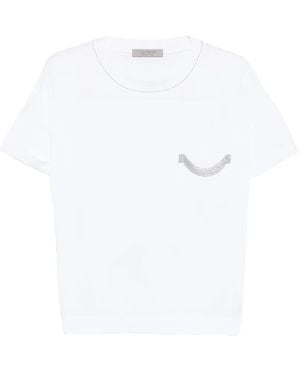 D.exterior Pocket-Embellished T-Shirt - White