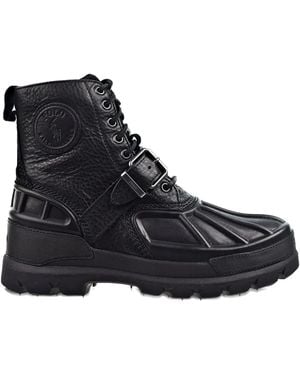 Polo Ralph Lauren Stivali Con Fibbia - Nero
