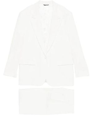 Eraldo Single-Breasted Suit - White