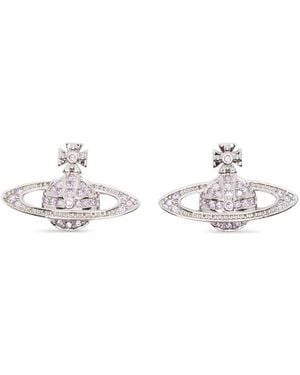 Vivienne Westwood Pendientes Bas Relief - Blanco