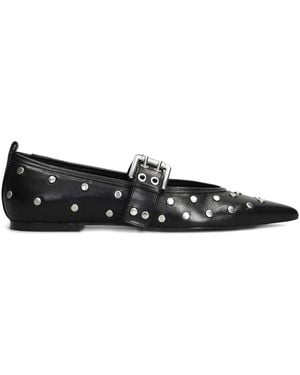 SCHUTZ SHOES Balletine Con Borchie - Nero