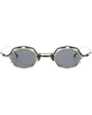 Ziggy Chen Lunettes De Soleil X Rigards À Verres Superposés - Metallic