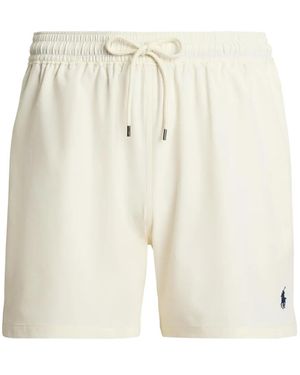 Polo Ralph Lauren Traveller Drawstring-Waist Swim Shorts - Natural