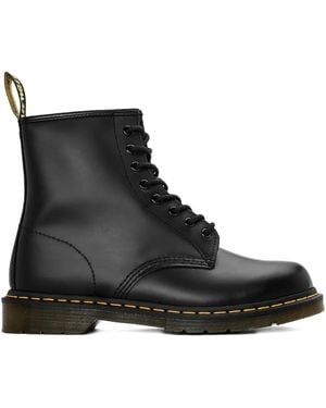 Dr. Martens 1460 Lace-Up Smooth Leather Boots - Black