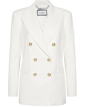 Philipp Plein ダブルジャケット - ホワイト