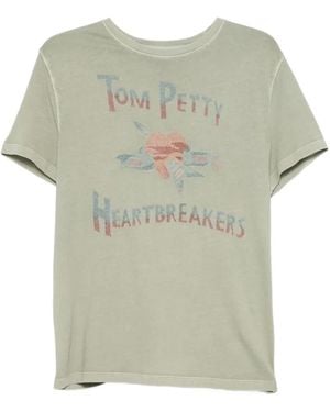 John Varvatos Logo-Embroidered T-Shirt - Green
